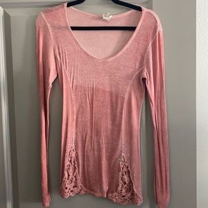 BKE gimmicks- Long sleeve detailed layering shirt